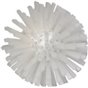 Worm house brush head Polyester Fiber, Medium ø135x130mm White - Horecavoordeel.com