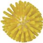 Worm house brush head Polyester Fiber, Medium ø135x130mm Yellow - Horecavoordeel.com