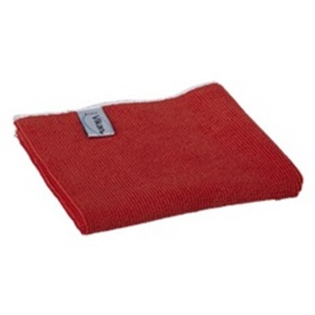 Microvezeldoek Basic 32 80% Polyester En 20% Polyamide 320x320mm Rood Horecavoordeel.com