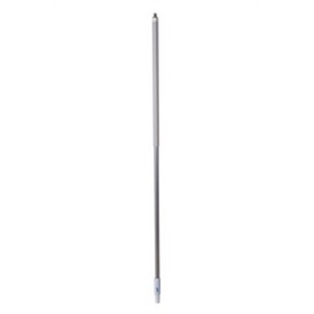 Ergonomische Aluminium Steel 130cm Van Geanodiseerd Aluminium En Polypropyleen 1310xø 31mm Wit Horecavoordeel.com