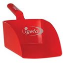 Rechte Grote 2 Liter Handschep Van Polypropyleen 160x370x130mm Rood Horecavoordeel.com