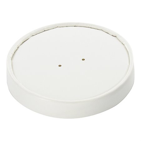 Lid for Paper Soup Cup white 16oz - Horecavoordeel.com