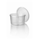 Sauce cup 80cc Round 70,2mm Transparent Including Lids - Horecavoordeel.com