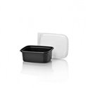 Salad trays - containers 108 Series 250cc Rectangle PP Black 108/45 - Horecavoordeel.com