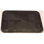 Meat Tray 16x22cm With Pane Black Plastic Hero - Horecavoordeel.com