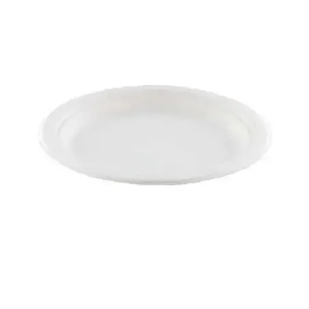 Suikerriet Borden 1-Vak Wit Ø 170mm Horecavoordeel.com