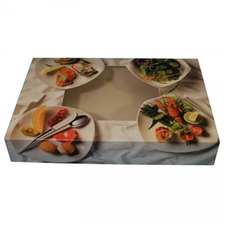 Catering Boxes Quatro Bianco 35cm - Horecavoordeel.com