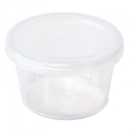 Butter cup 30cc PP + Lid Transparent - Horecavoordeel.com