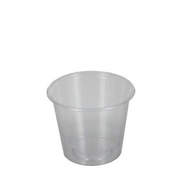 Sauce cup 125cc Round 70,3mm PP Transparent - Horecavoordeel.com