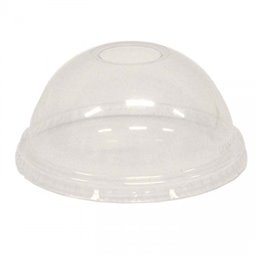 Lid bulb with hole APET - Horecavoordeel.com