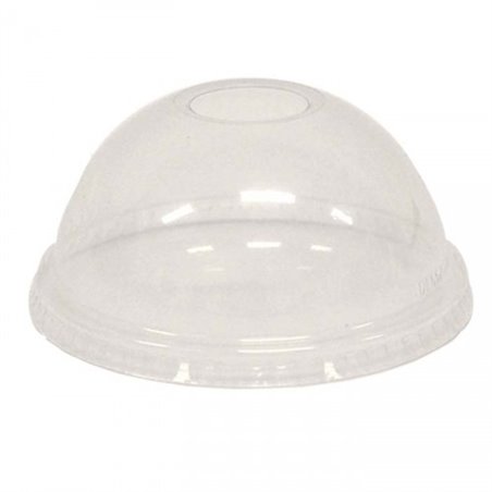 Lid bulb with hole APET - Horecavoordeel.com