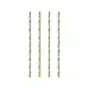 Drinking Straw Paper Straight 6mm x 20cm Stripe Dots green - Horecavoordeel.com