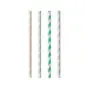 Drinking Straw Paper Straight 6mm x 20cm Stripe Dots Assortment - Horecavoordeel.com