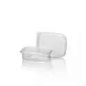 Salad trays - containers 108 Series 125cc Rectangle smooth Transparent 108/27 - Horecavoordeel.com