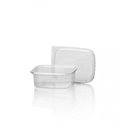 Salad trays - containers 108 Series 200cc Rectangle smooth Transparent 108/40 - Horecavoordeel.com