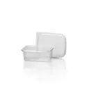 Salad trays - containers 108 Series 200cc Rectangle smooth Transparent 108/40 - Horecavoordeel.com