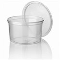 Salad trays - containers 115 Series 500cc PP Transparent Injection 115/70 - Horecavoordeel.com