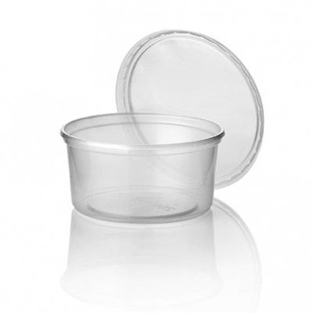 Salad trays - containers 116 Series 250cc APET Crystal clear 116/43 - Horecavoordeel.com