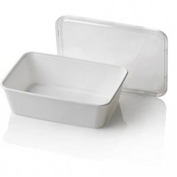 Microwave Meal containers - Bins 173 Series 650cc Rectangle PP White - Horecavoordeel.com