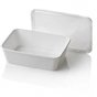 Microwave Meal containers - Bins 173 Series 650cc Rectangle PP White - Horecavoordeel.com