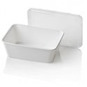 Microwave Meal containers - Bins 173 Series 750cc Rectangle PP White - Horecavoordeel.com