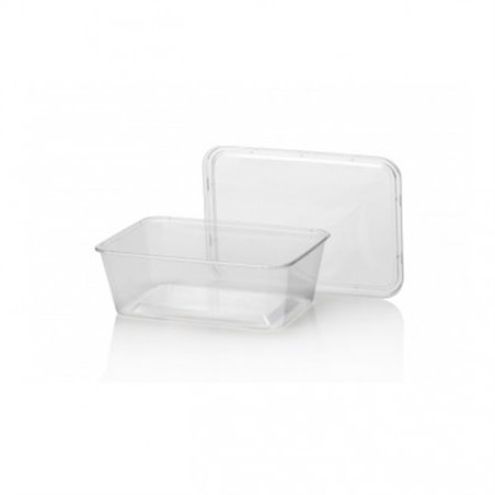 Microwave Meal containers - Bins 173 Series 750cc Rectangle PP Transparent - Horecavoordeel.com