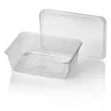 Microwave Meal containers - Bins 173 Series 950cc Rectangle PP Transparent - Horecavoordeel.com
