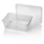 Microwave Meal containers - Bins 173 Series 950cc Rectangle PP Transparent - Horecavoordeel.com