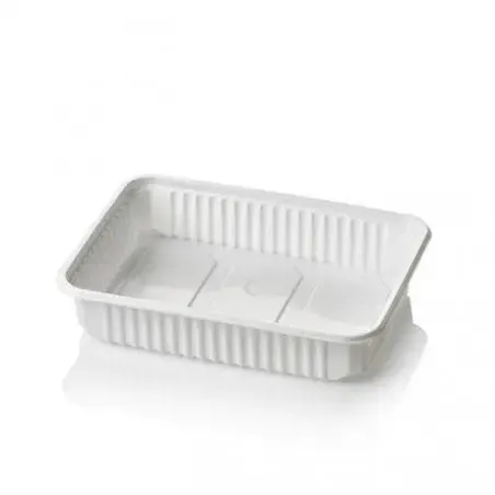 Kilobakken 500cc 180 Serie Rechthoek PP Wit 180 x 130 x 35mm Horecavoordeel.com