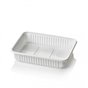 Microwave Meal containers - Bins 180 Series 500cc Rectangle PP White - Horecavoordeel.com