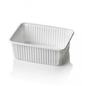 Microwave Meal containers - Bins 180 Series 1000cc Rectangle PP White - Horecavoordeel.com