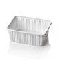 Microwave Meal containers - Bins 180 Series 1000cc Rectangle PP White - Horecavoordeel.com