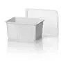 Microwave Meal containers - Bins 180 Series 2000cc Rectangle PP White - Horecavoordeel.com