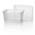 Microwave Meal containers - Bins 180 Series 1500cc Rectangle PP Transparent - Horecavoordeel.com