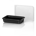 Microwave Meal containers - Bins 180 Series 500cc Rectangle PP Black - Horecavoordeel.com