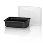 Microwave Meal containers - Bins 180 Series 750cc Rectangle PP Black - Horecavoordeel.com