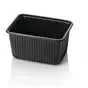 Microwave Meal containers - Bins 180 Series 1500cc Rectangle PP Black - Horecavoordeel.com