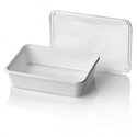 Microwave Meal containers - Bins 182 Series 650cc Rectangle PP White - Horecavoordeel.com