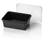 Microwave Meal containers - Bins 182 Series 1000cc Rectangle PP Black - Horecavoordeel.com