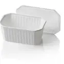 Bins - containers 900cc Octagonal PS White - Horecavoordeel.com