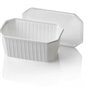 Bins - containers 900cc Octagonal PS White - Horecavoordeel.com