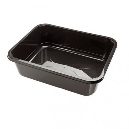 H320 Containers - Bins Series 4100cc PP Injection Black - Horecavoordeel.com