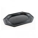 Catering platters - trays octagonal 35cm Pet Black - Horecavoordeel.com