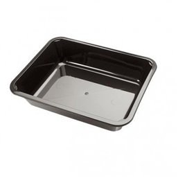 Menu tray PP Sealable 1-compartment Black M10/50 - Horecavoordeel.com