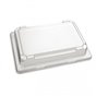 Sushi Tray PET Black 171x91 + Lid Pet Transparent