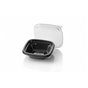 Saladbowl Dome Pack 250cc square PET Black + Lids Transparent - Horecavoordeel.com