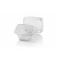 Saladebakken 500cc Dome Pack Vierkant PET Glashelder + Deksels Transparant 135 x 135mm Horecavoordeel.com