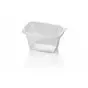 Saladbowl Dome Pack 1000cc rectangular PET Crystal clear + Lids Transparent - Horecavoordeel.com