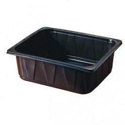 1/2 Gastro tray PP Black 100mm - Horecavoordeel.com