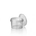 Ringlock Cups - containers With seal closure + Lid 80cc - Horecavoordeel.com